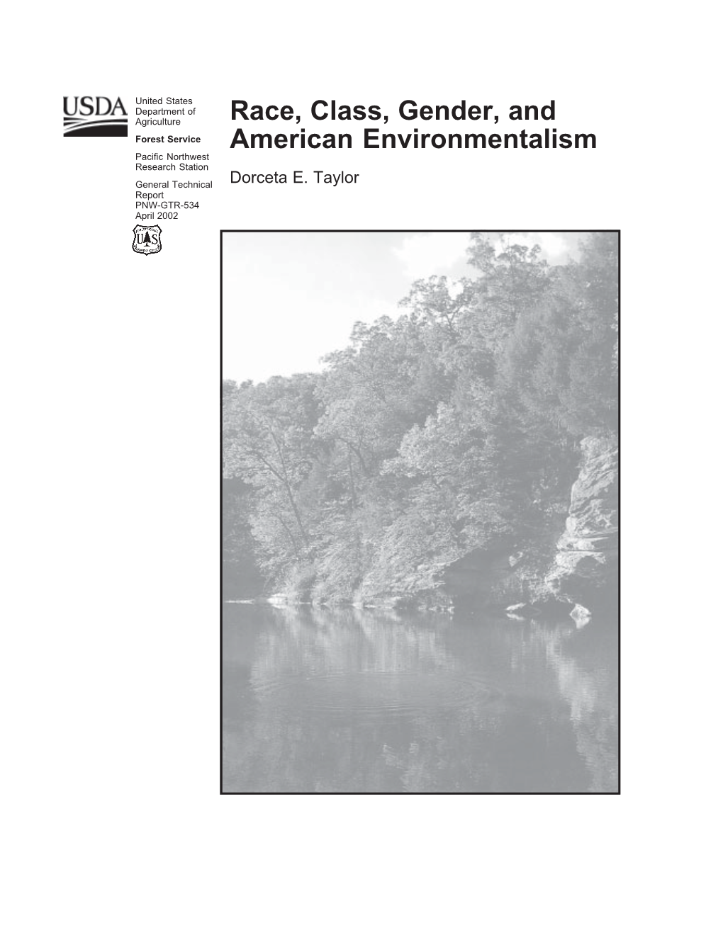 Race, Class, Gender, and American Environmentalism