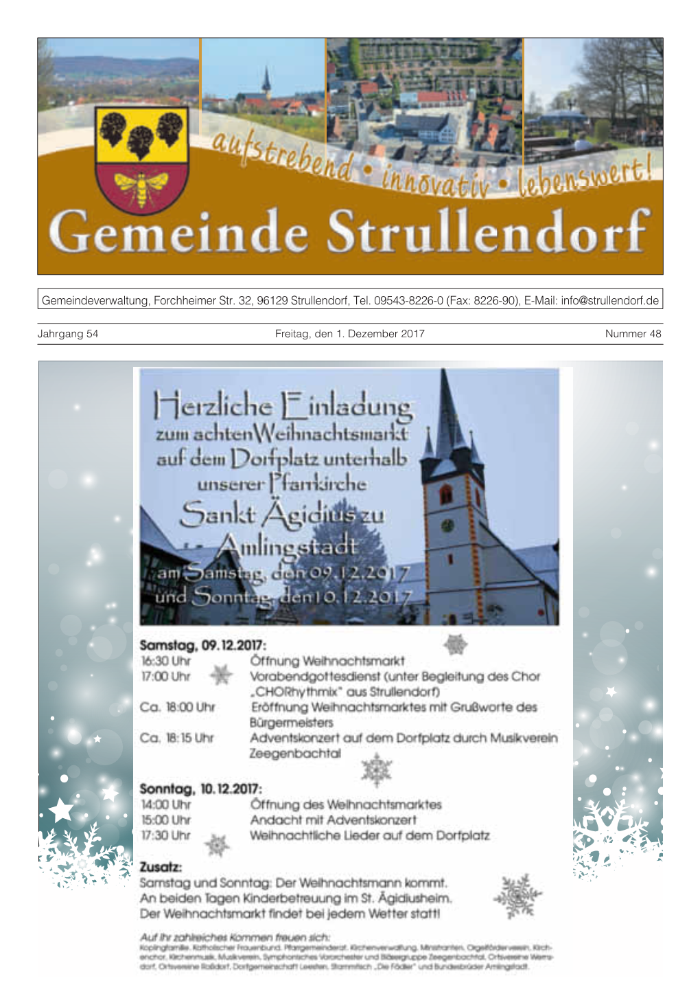 Amtsblatt Strullendorf Nr. 48