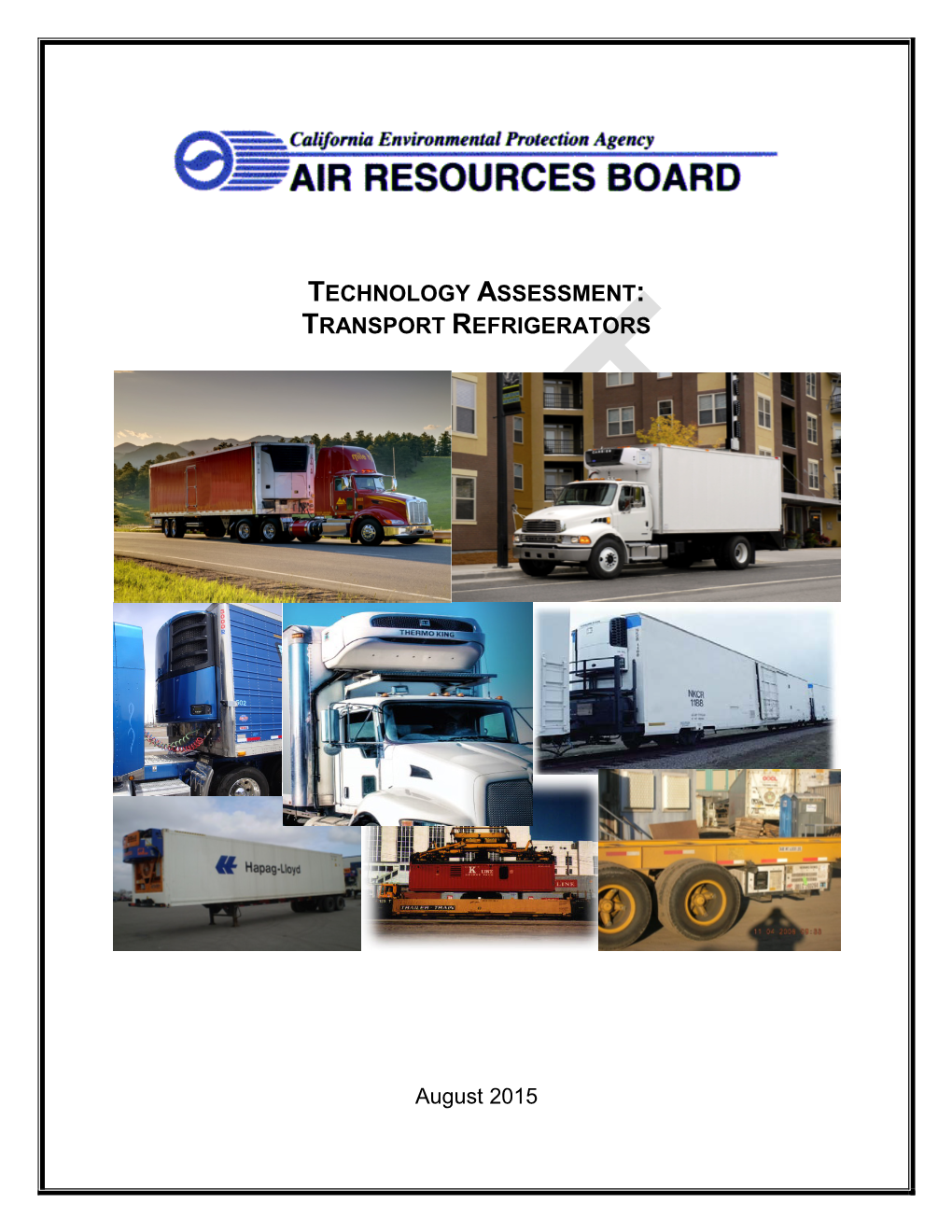 Technology Assessment: Transport Refrigerators