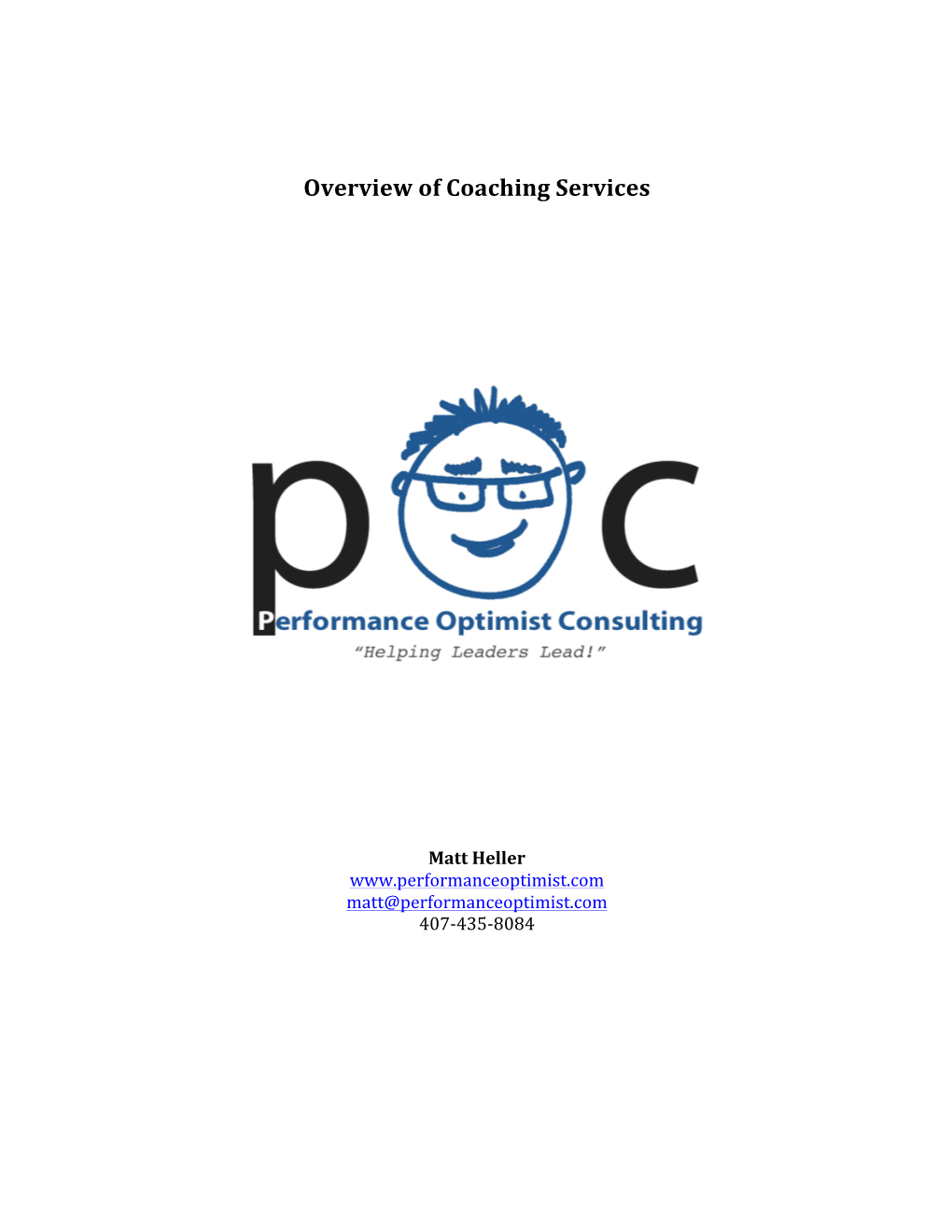 Coaching Services HELLER