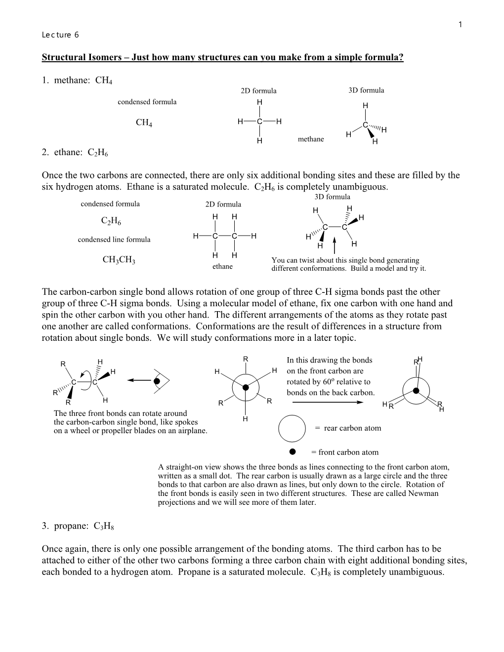 Structural Isomers – Just How Many Structures Can You Make from a Simple Formula?