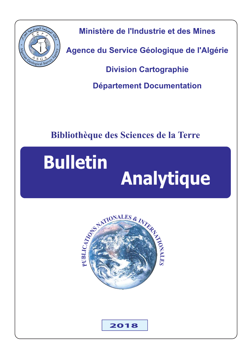 Bulletin Analytique