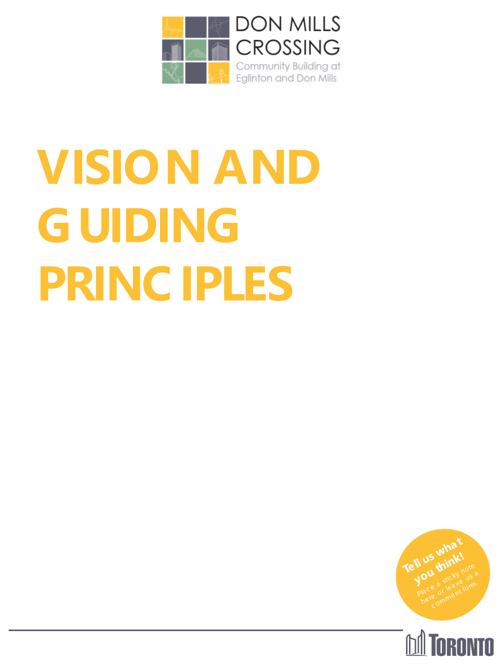 Vision and Guiding Principles
