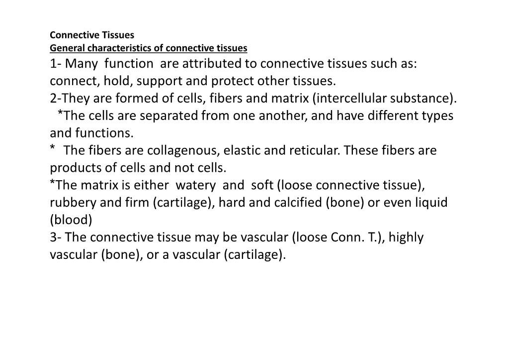 Reticular Connective Tissues