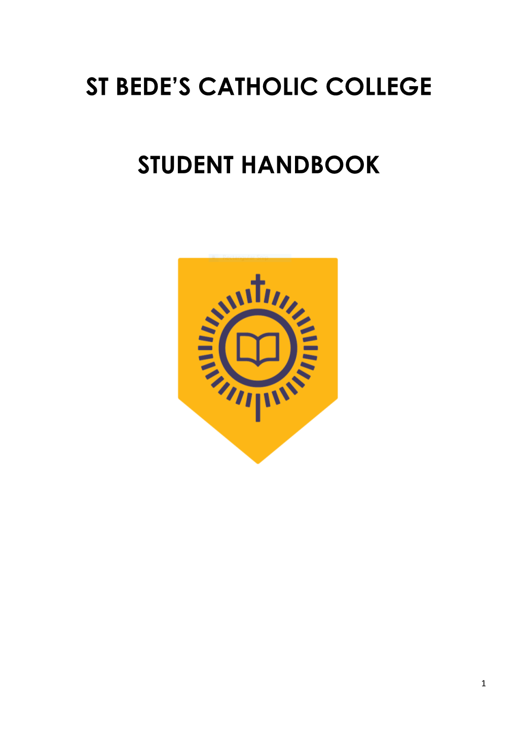 St Bede's Catholic College Student Handbook
