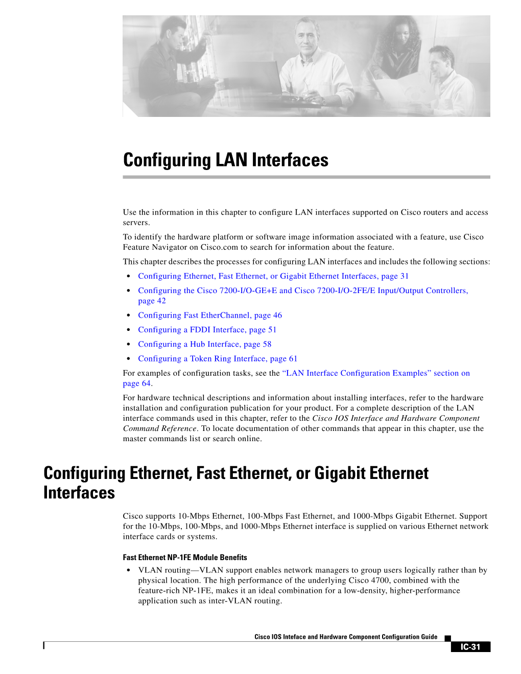 Configuring LAN Interfaces