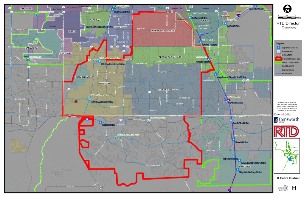 RTD Director Map District H