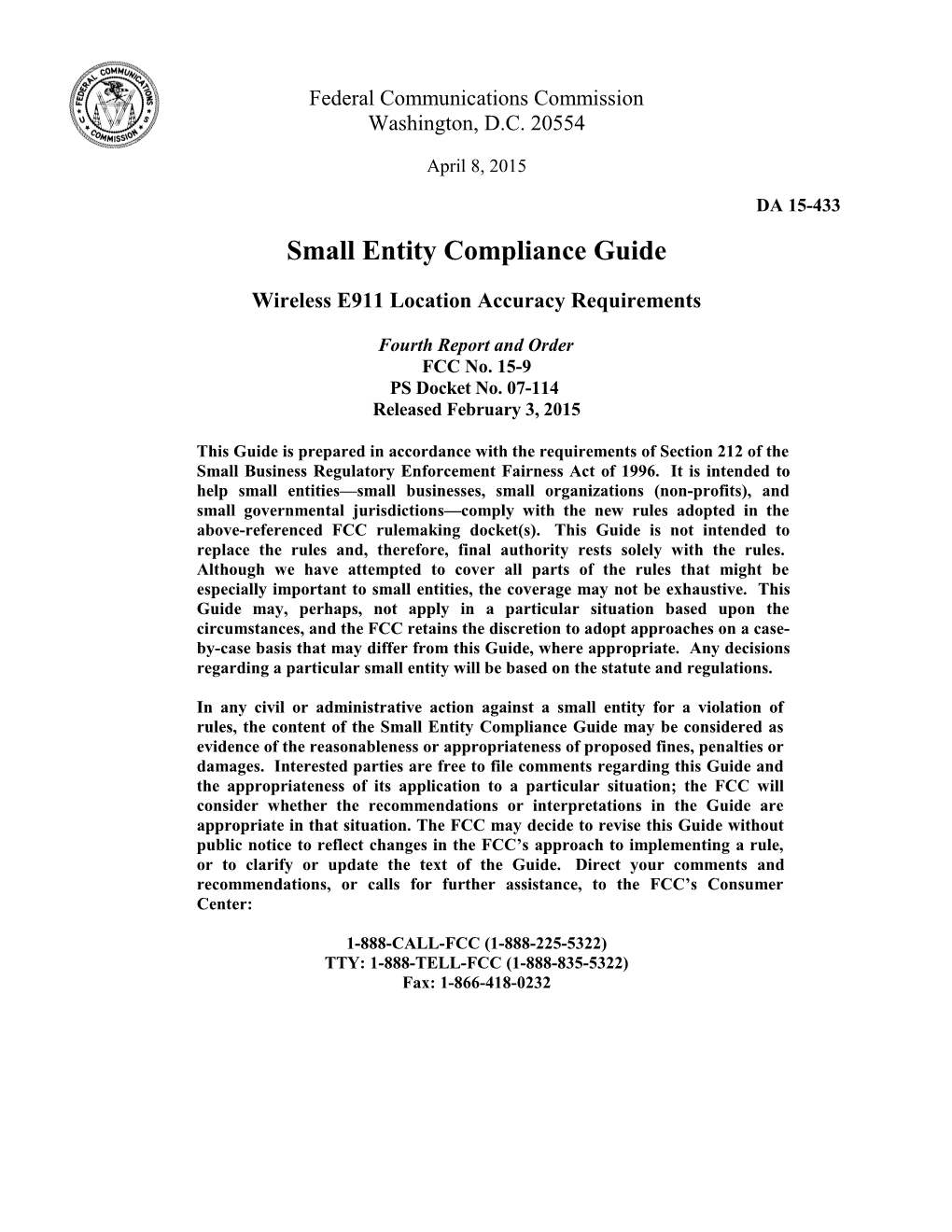 Small Entity Compliance Guide s2