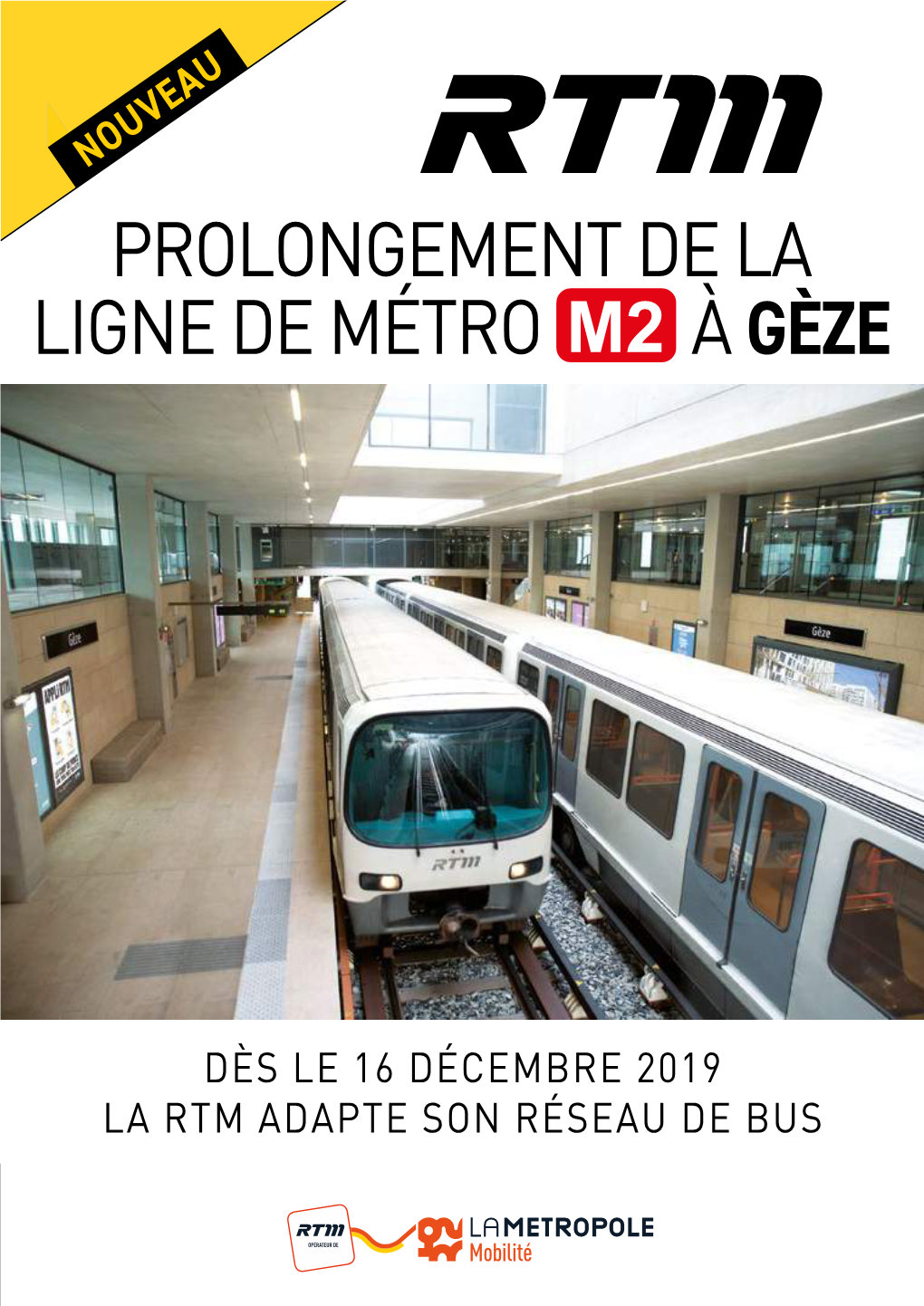 Prolongement De La Ligne De Métro À Gèze