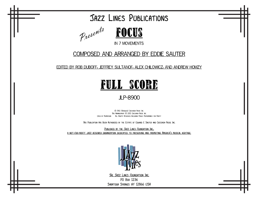 Focus Full Score