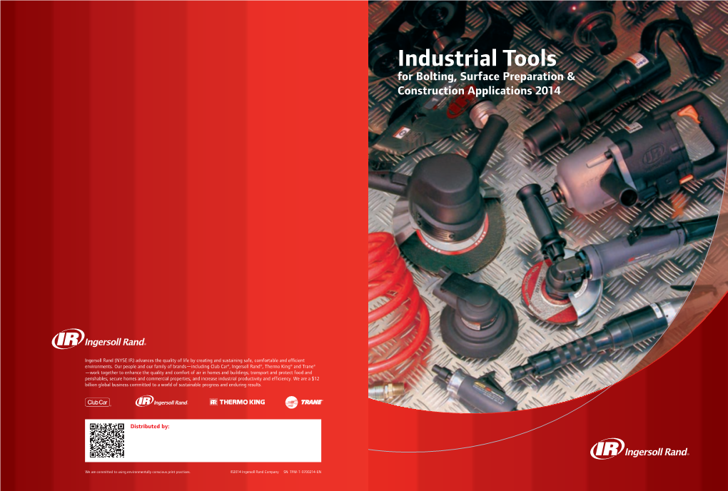 Industrial Tools for Bolting, Surface Preparation & Construction Applications 2014