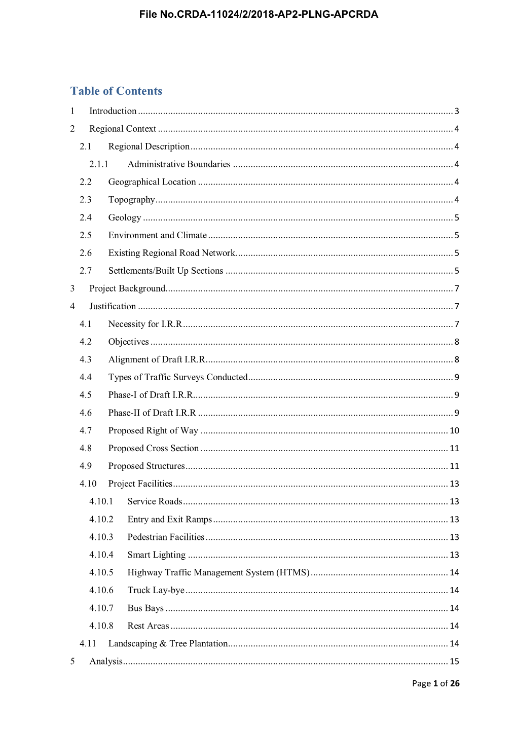 Table of Contents 1 Introduction