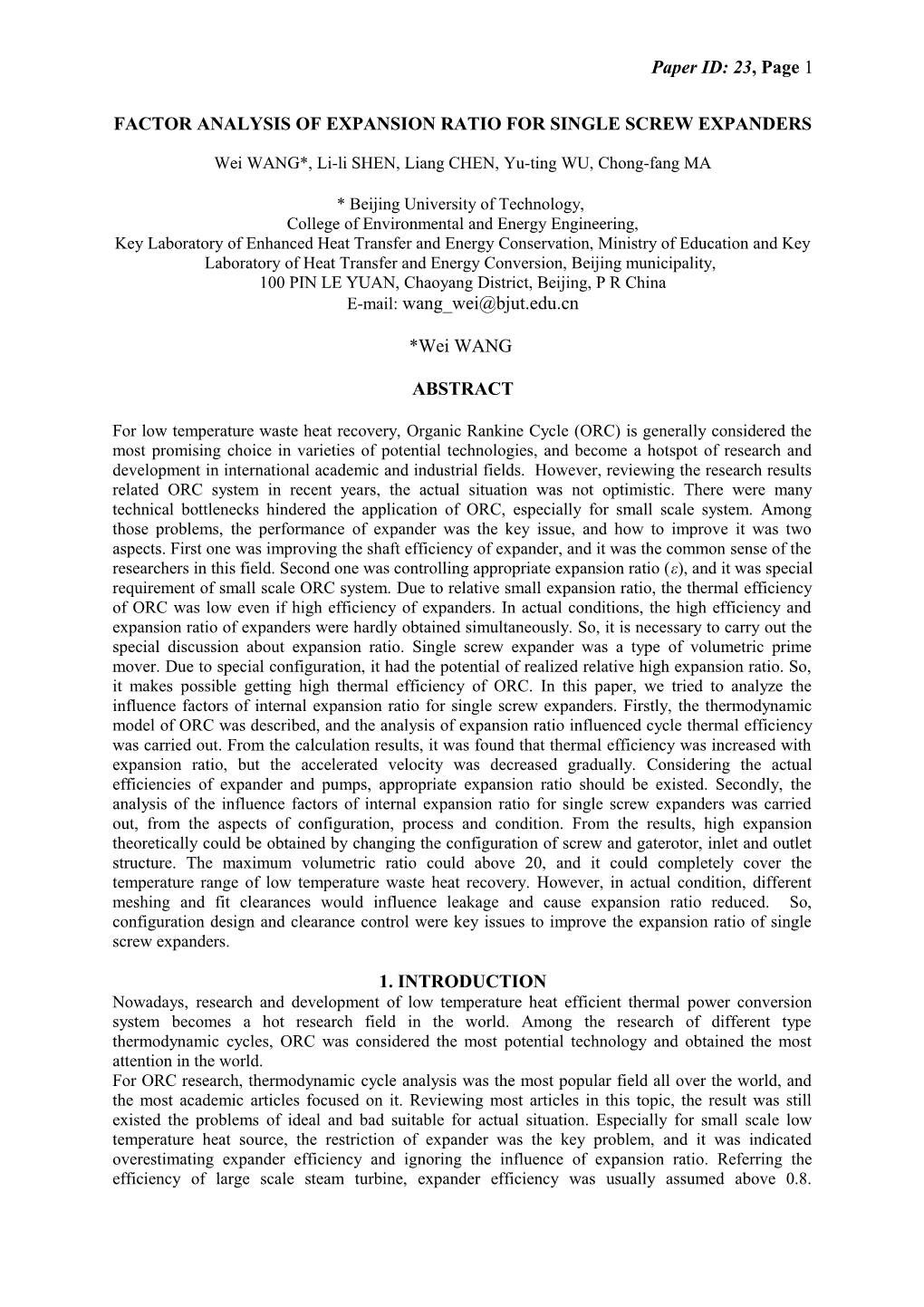 Instructions to Prepare the Abstract for the European Conference on Computational Fluid s1