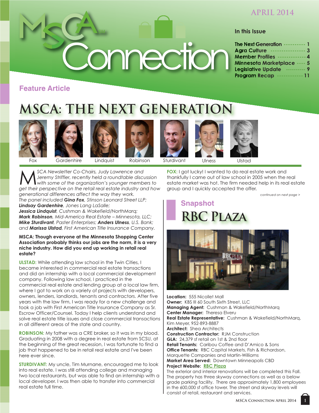 MSCA Newsletter