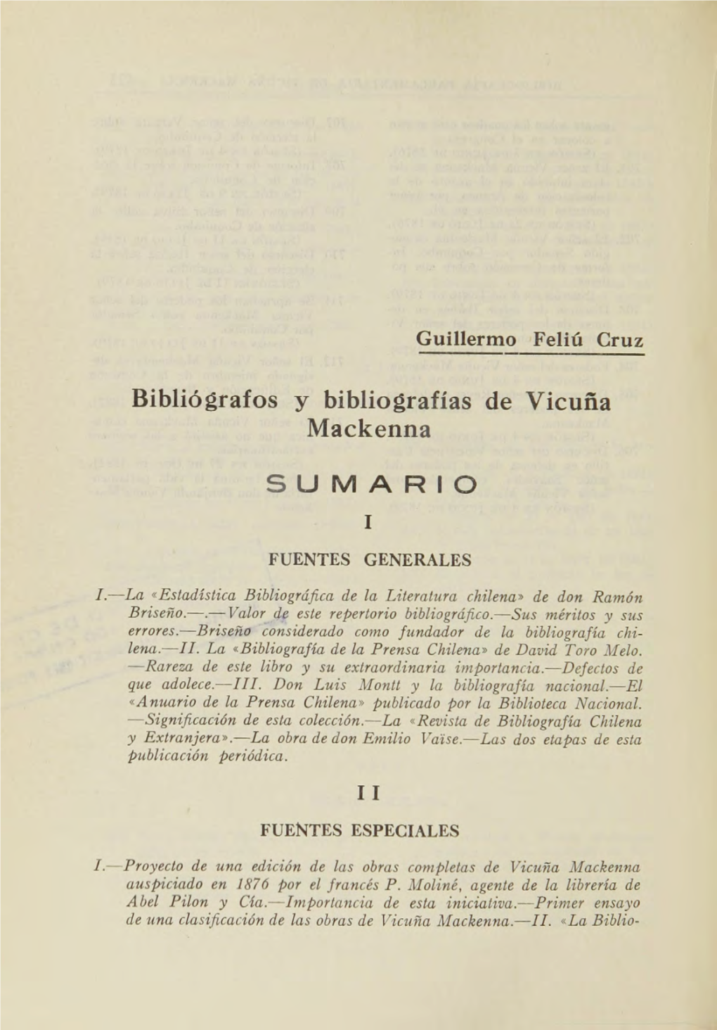 Bibligrafos Y Bibliografas De Vicua Mackenna