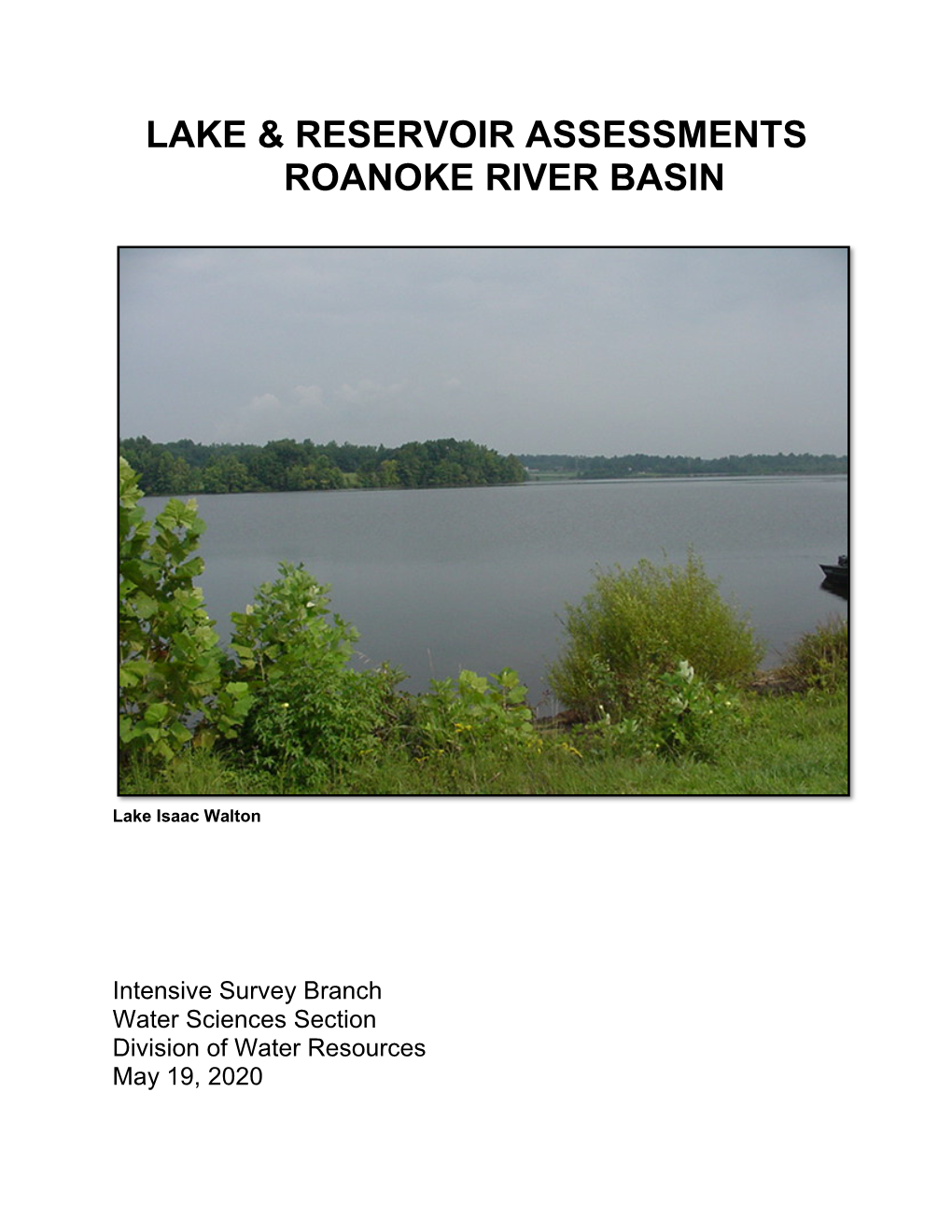 Lake & Reservoir Assessments Roanoke River Basin