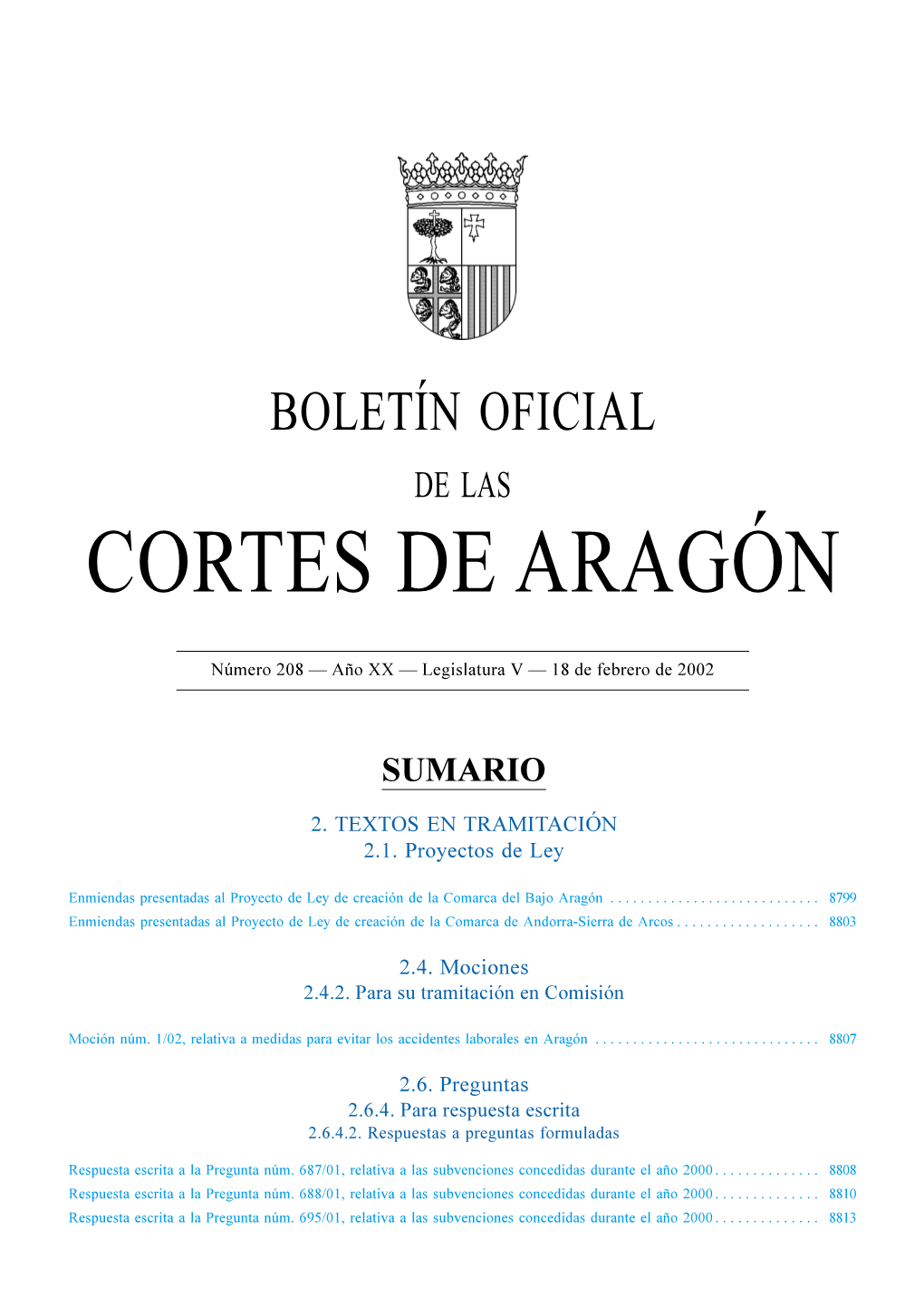 Cortes De Aragón