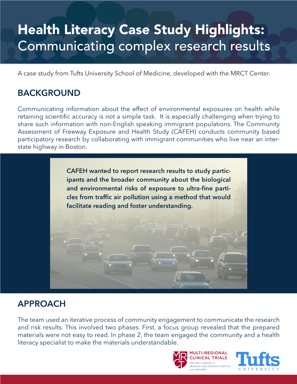 Health Literacy Case Study Highlights: Communicating Complex Research Results