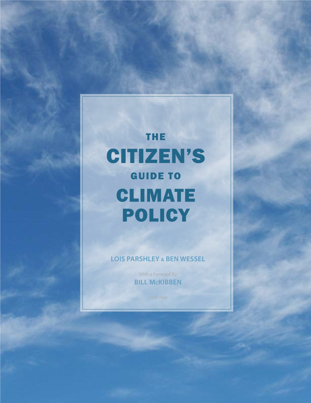 The Citizen's Guide to Climate Policy