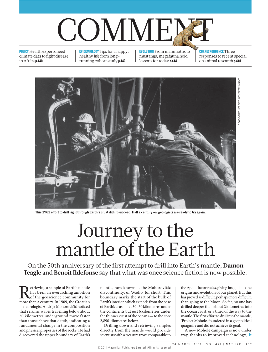 Journey to the Mantle of the Earth