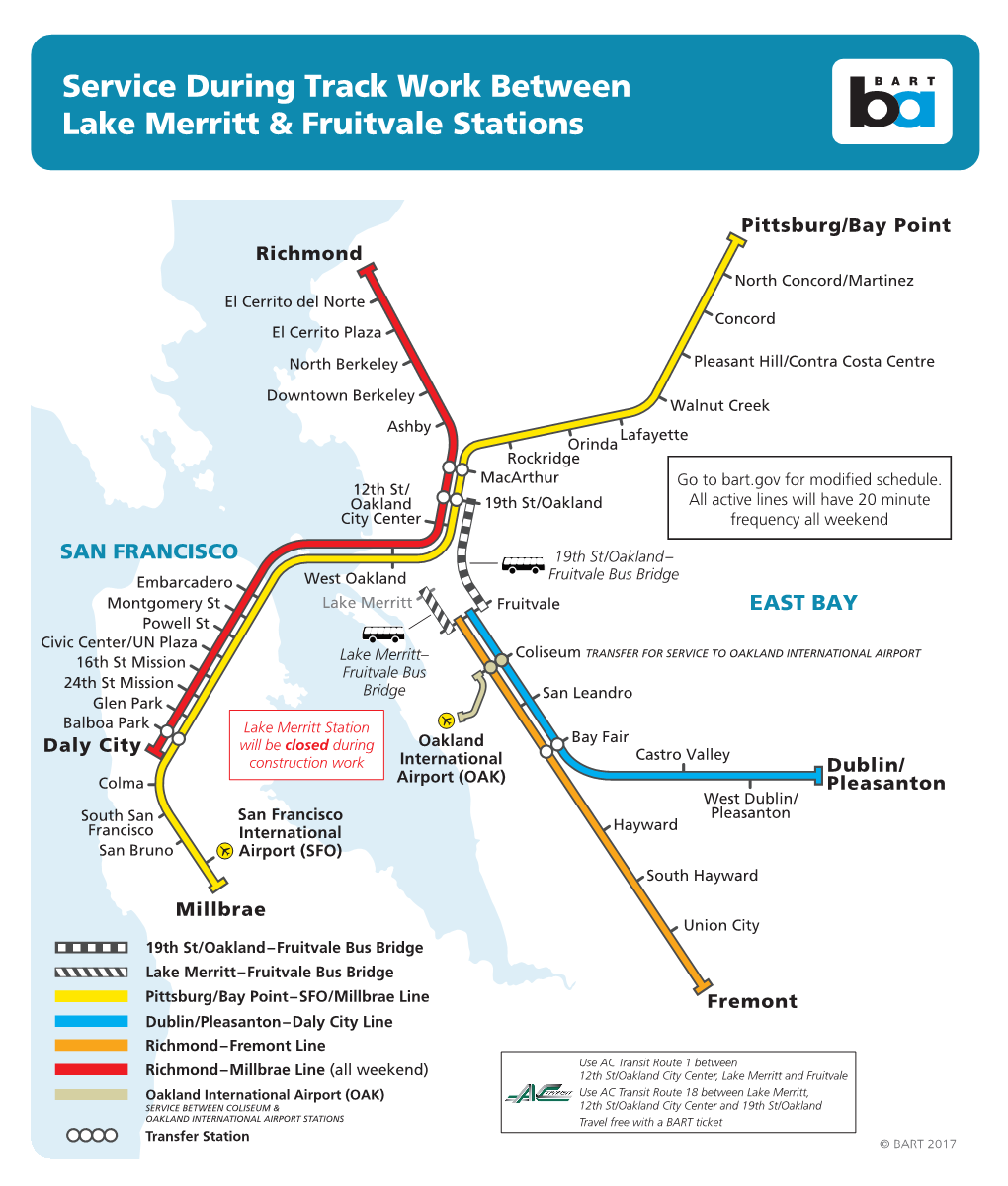 BART a Line Service