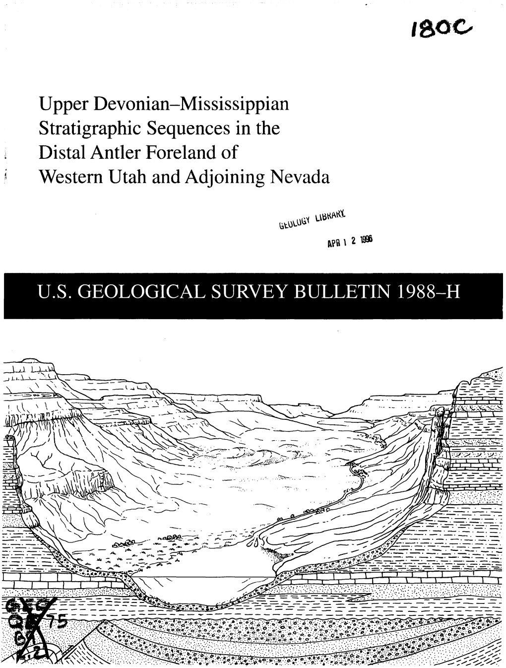 Upper Devonian-Mississippian Stratigraphic Sequences in the Distal Antler Foreland of Western Utah and Adjoining Nevada