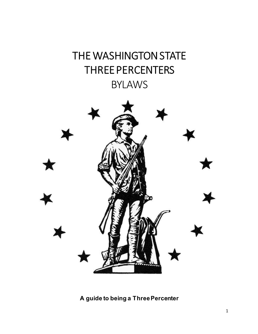 The Washington State Three Percenters Bylaws