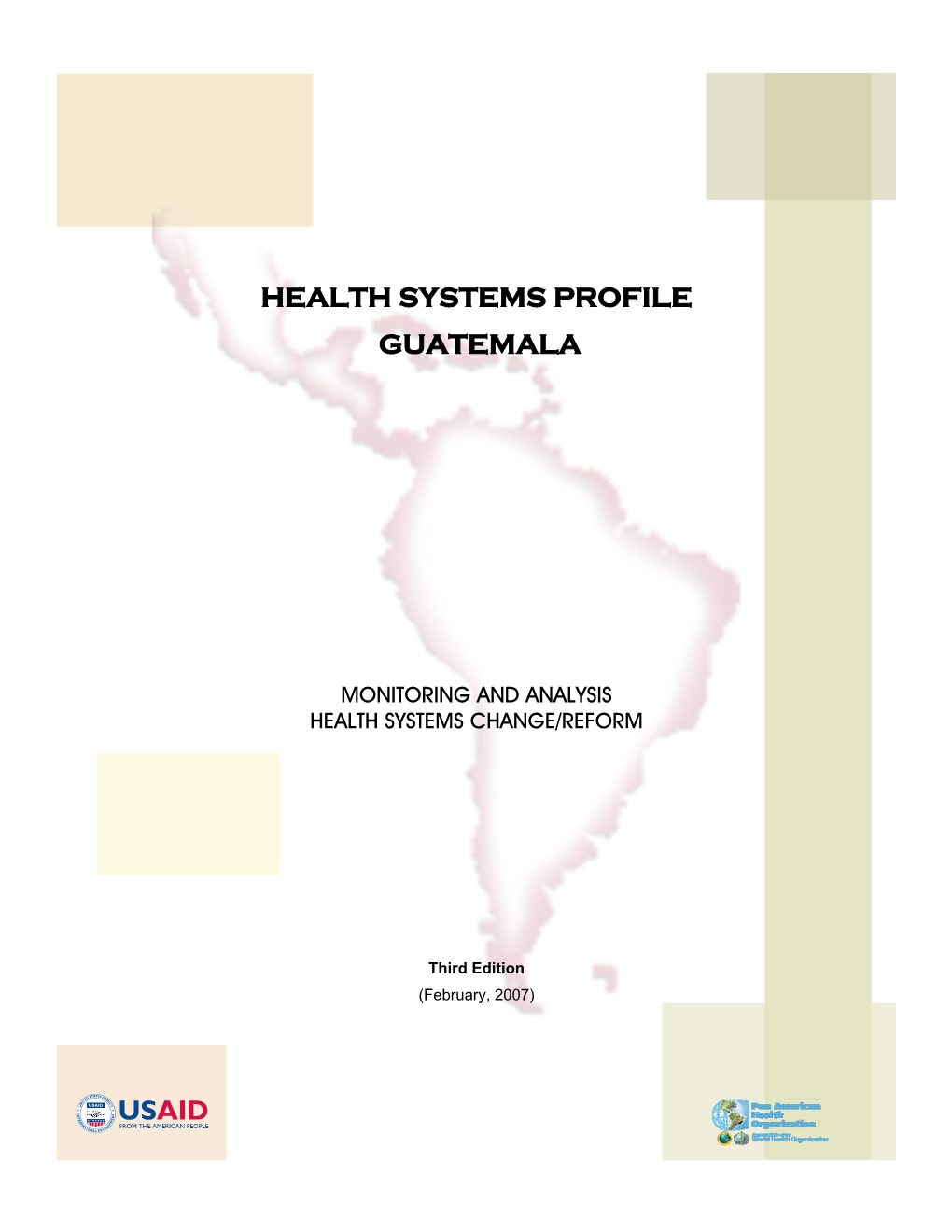 Health Systems Profile Guatemala