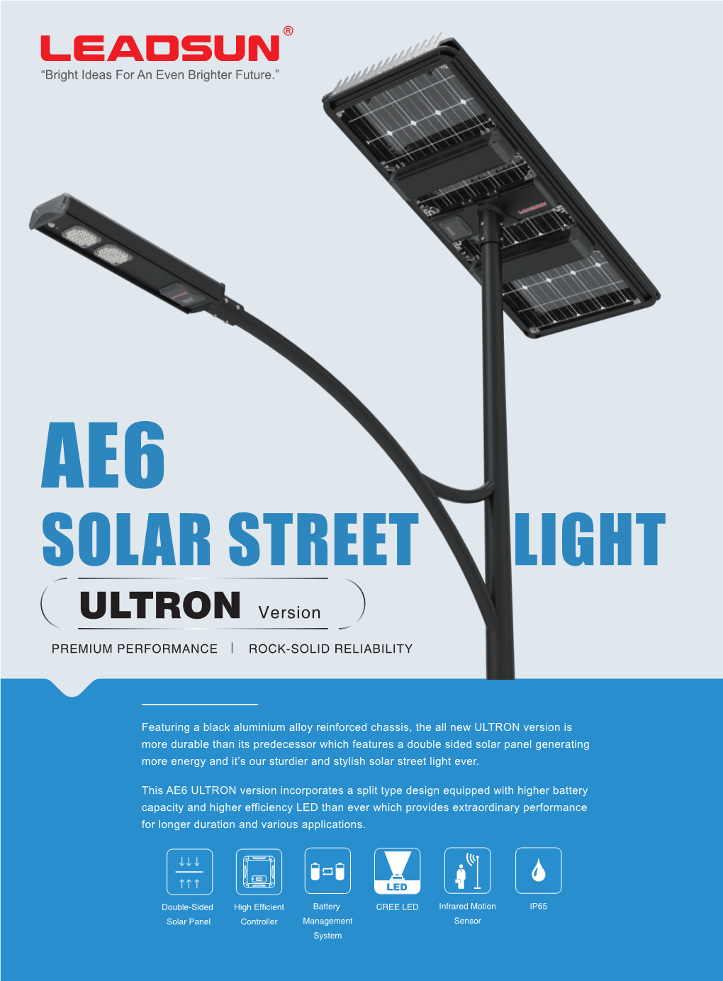 SOLAR STREET LIGHT ULTRON Version
