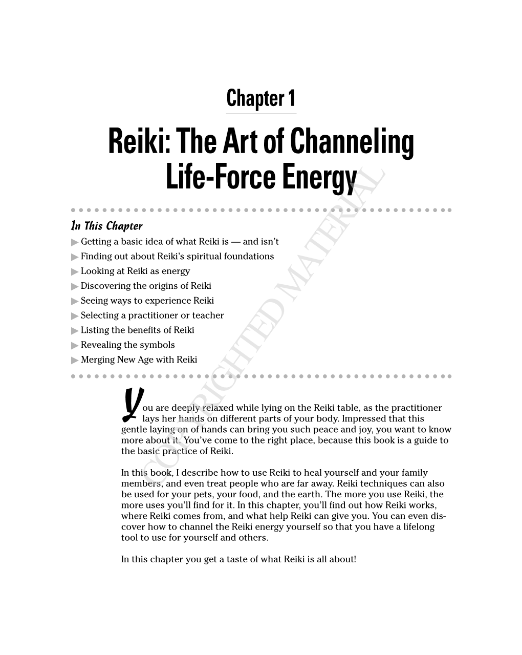 Reiki: the Art of Channeling Life-Force Energy