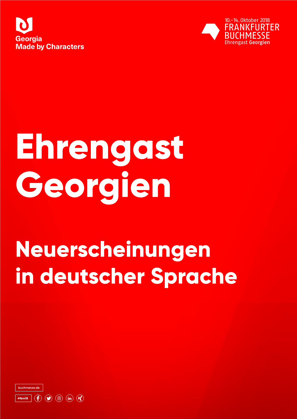 Ehrengast Georgien. Neuerscheinungen in Deutscher