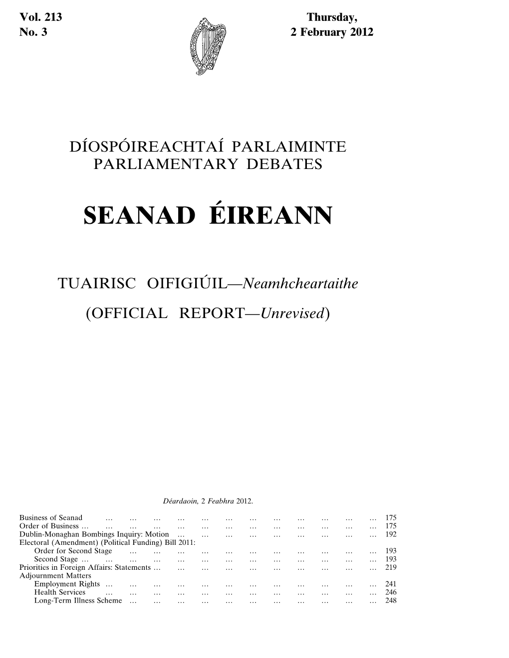 Seanad Éireann