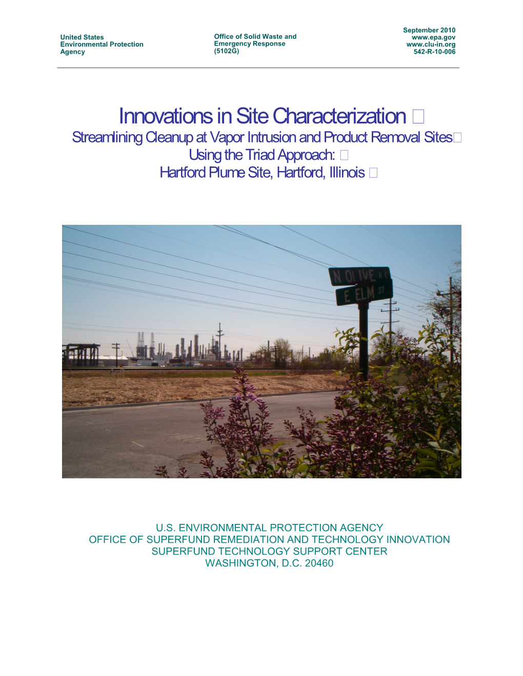 Innovations in Site Characterization: Streamlining Cleanup at Vapor
