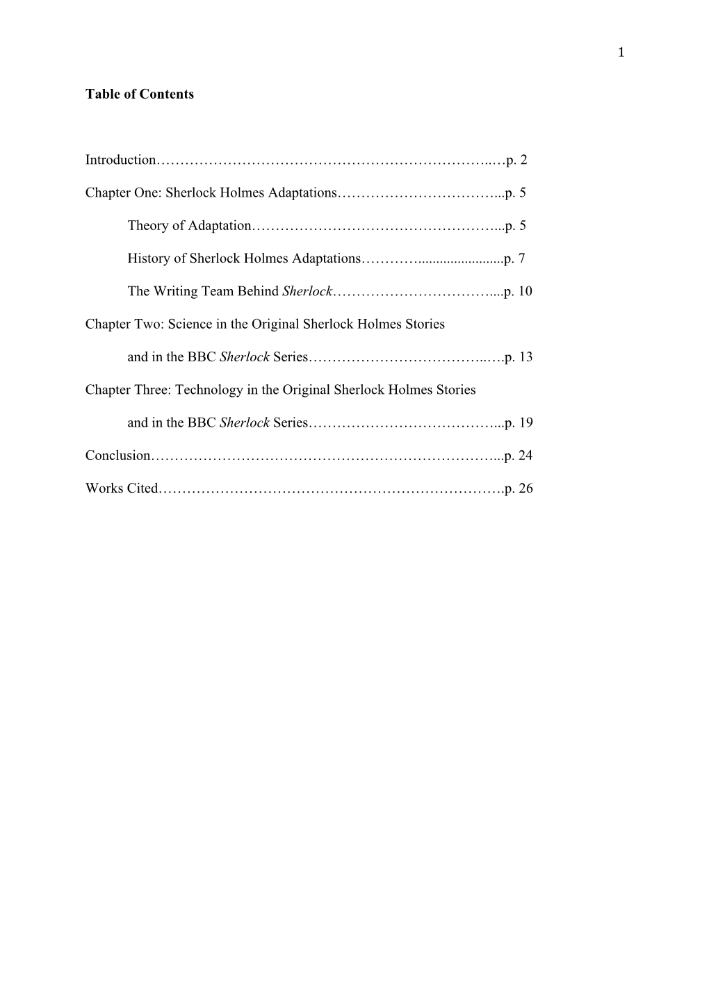 1 Table of Contents Introduction
