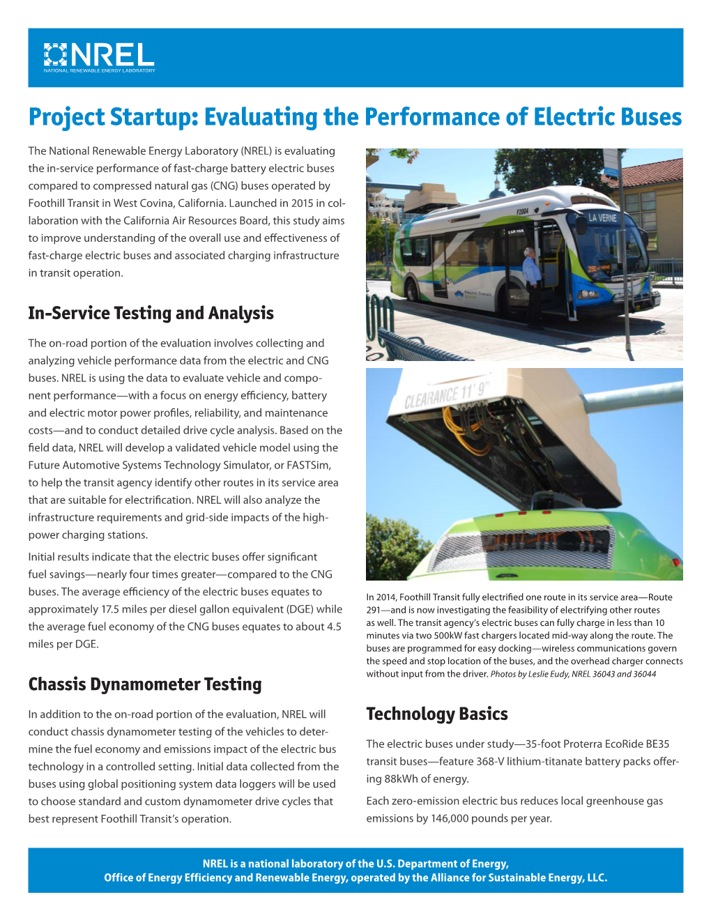 Evaluating the Performance of Electric Buses