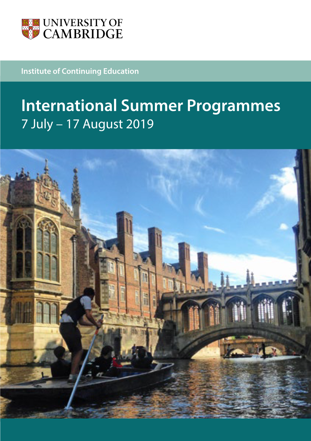 University of Cambridge International Summer Programmes