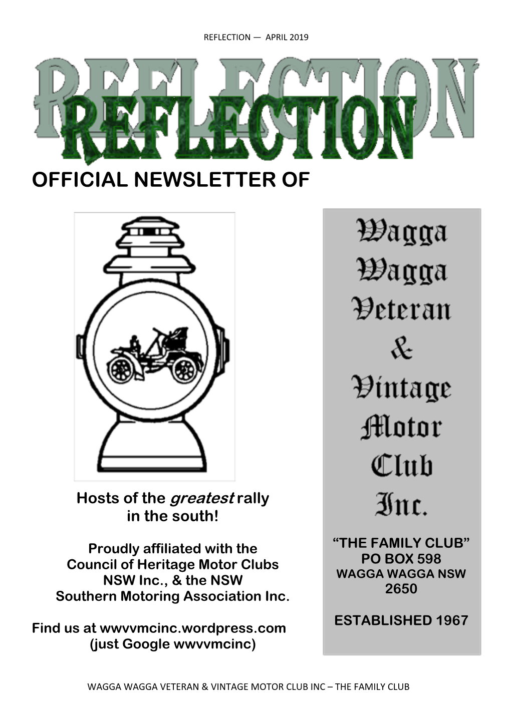 PROFILE MARCH BUSINESS from CORRESPONDENCE “WHO AM I?” Nil March 2019 Is Ian Holgate