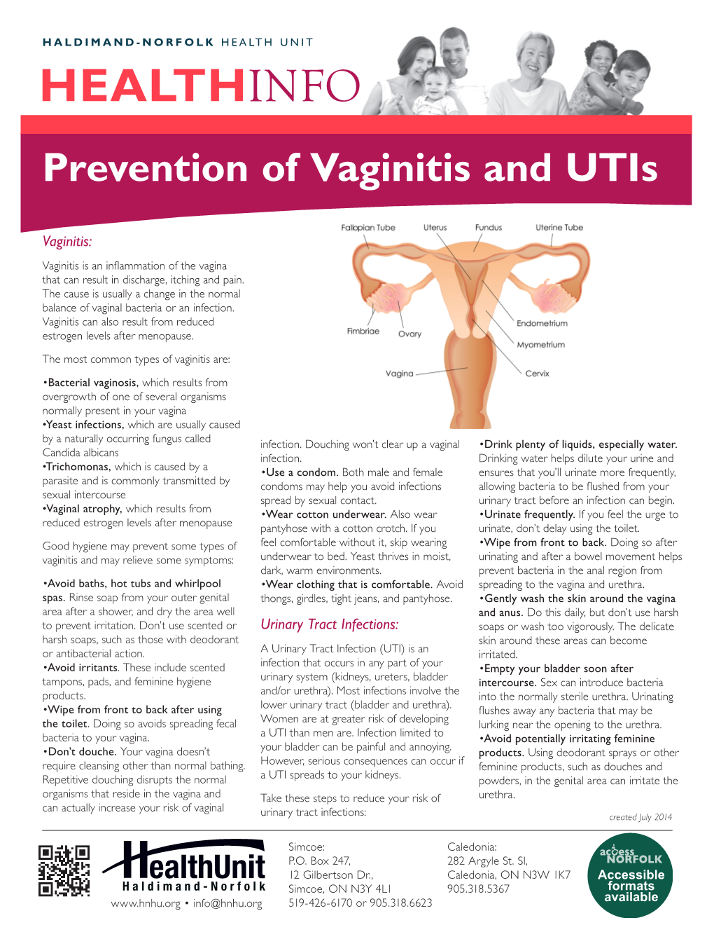Prevention of Vaginitis and Utis HEALTHINFO