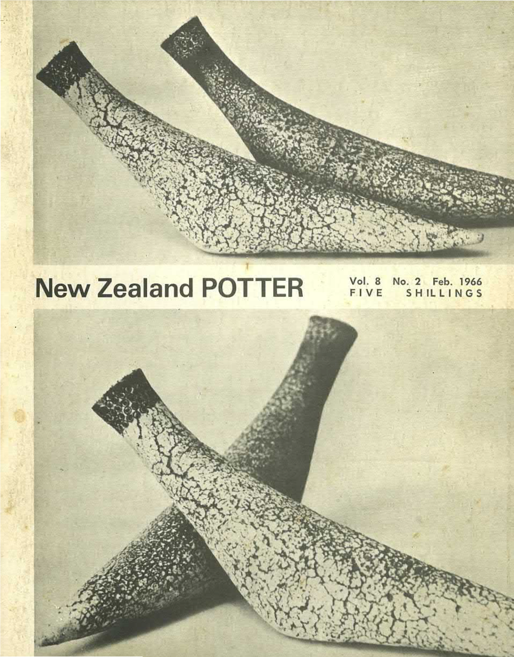 New Zealand Potter Volume 8 Number 2 February 1966