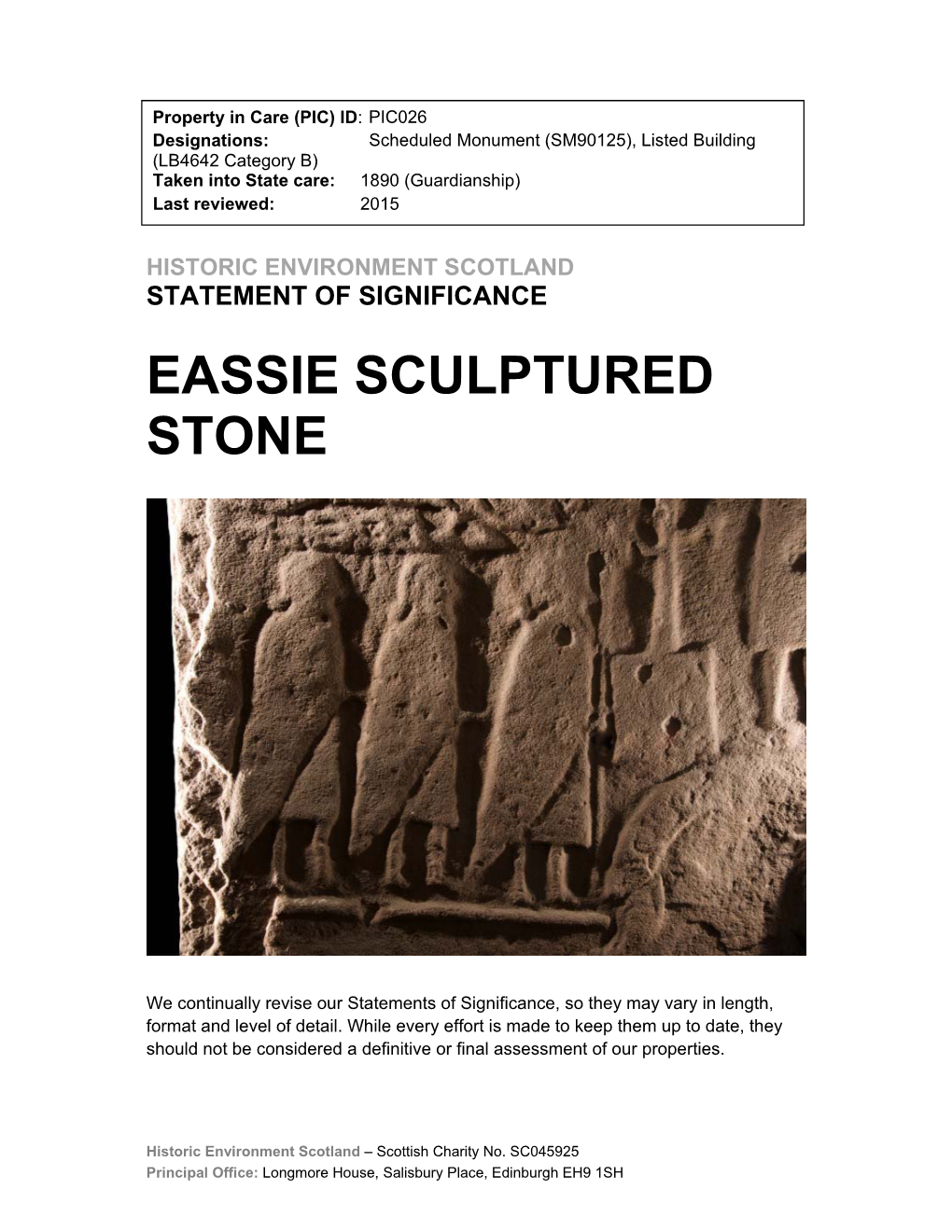 Eassie Sculptured Stone