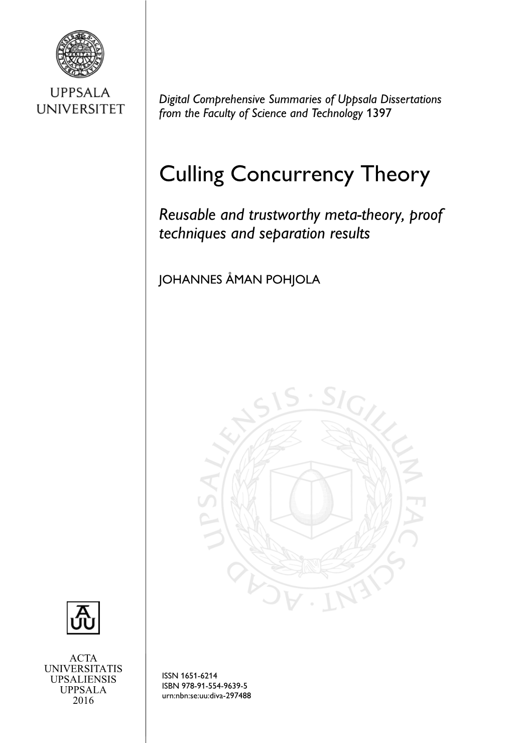 Culling Concurrency Theory