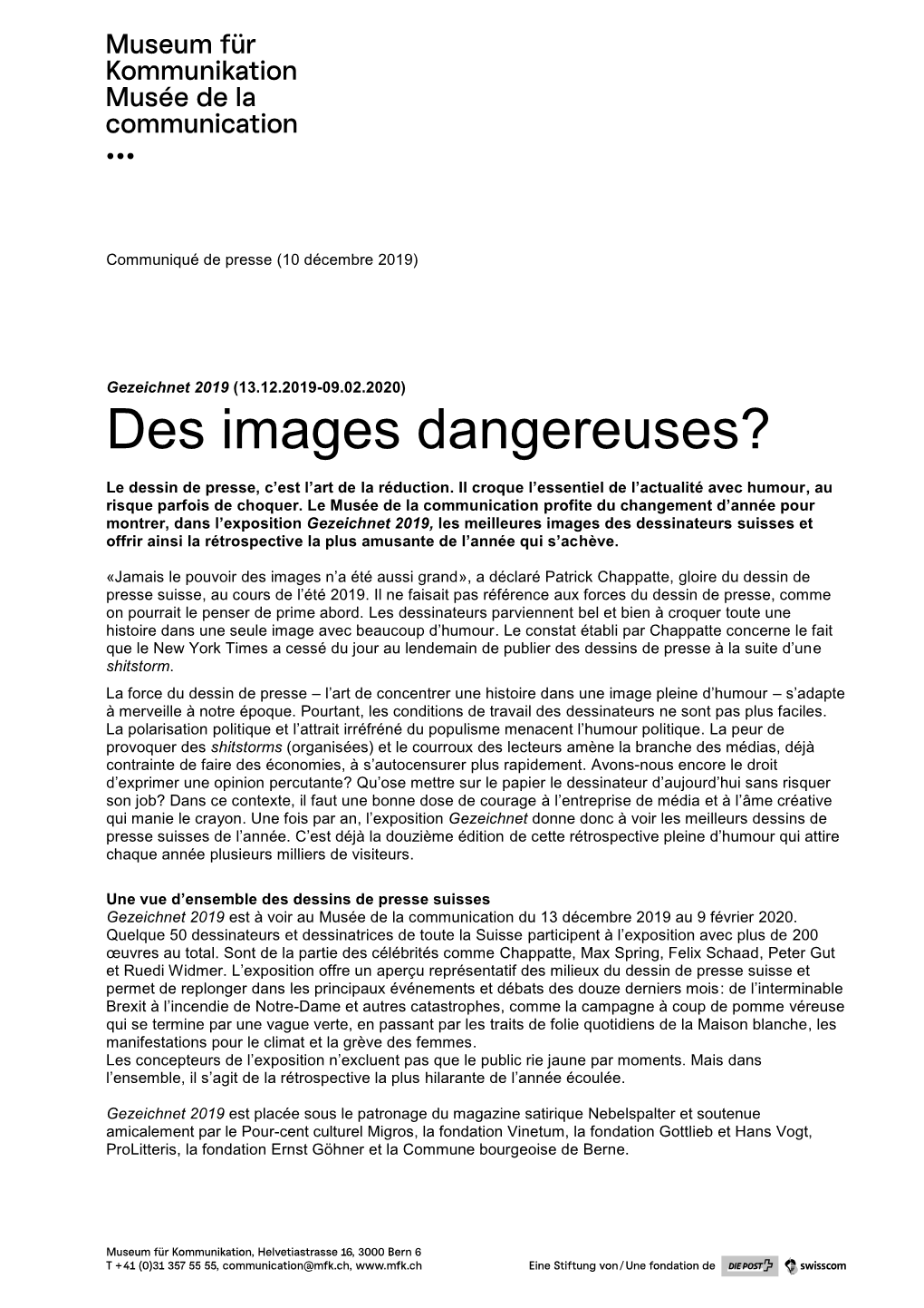 Des Images Dangereuses?