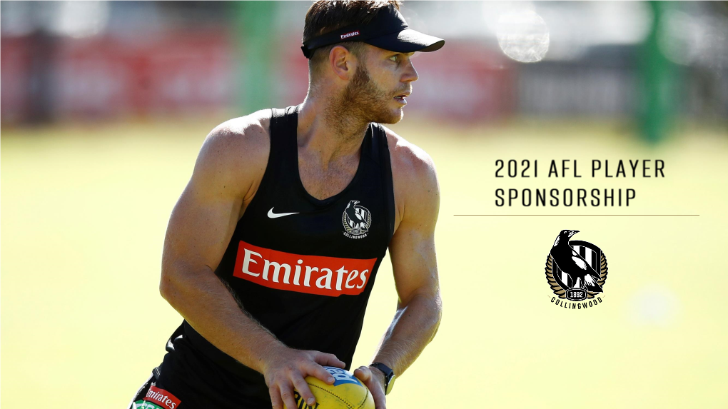 AFL 2021 Player Sponsorship