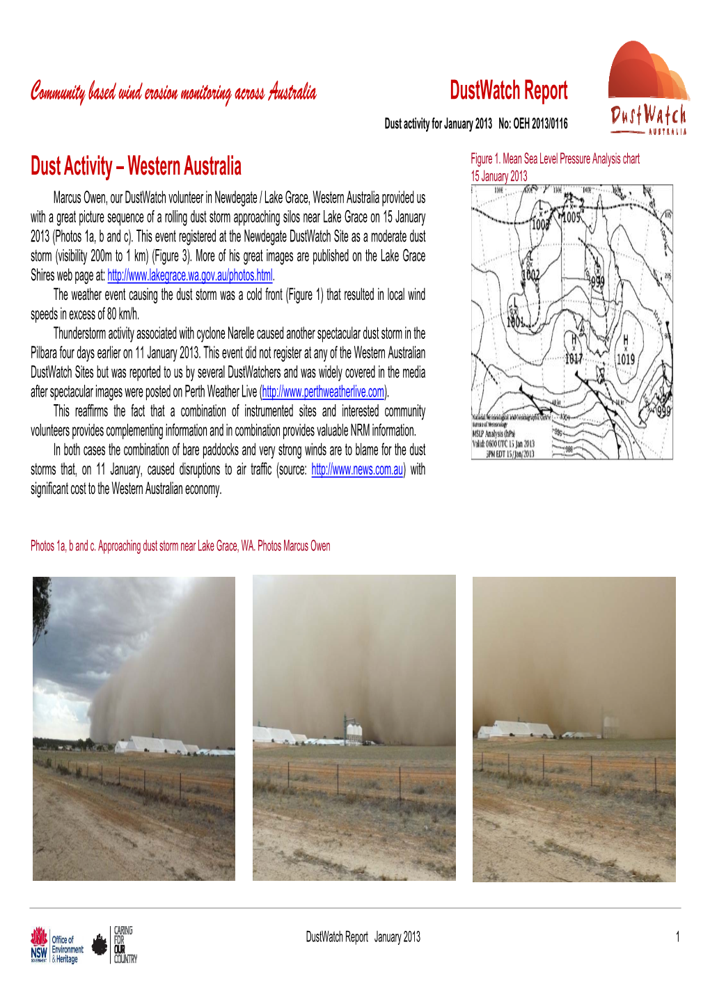 Dustwatch Report January 2013 1