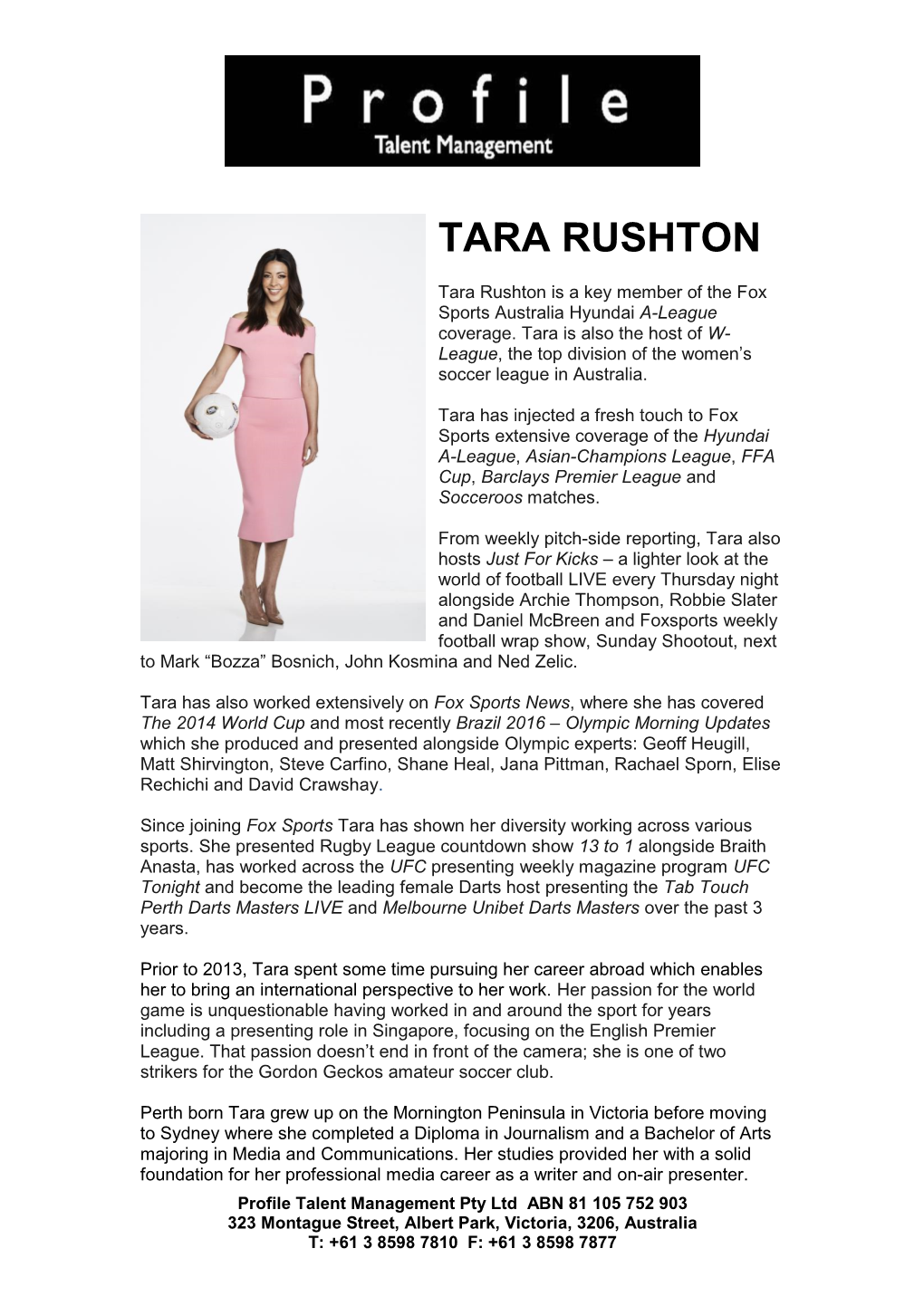 Tara Rushton