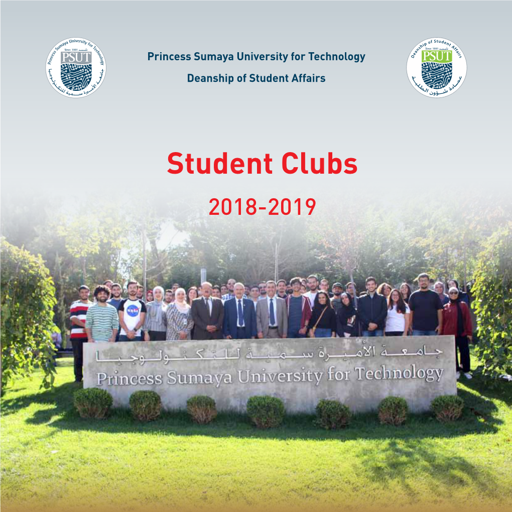 Student Clubs 2018-2019 Contents