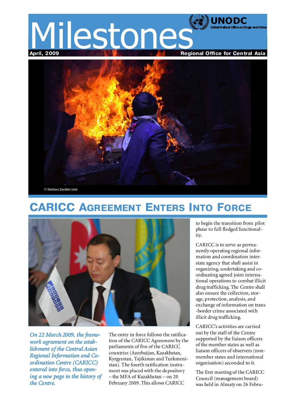 Caricc Agreement Enters Into Force