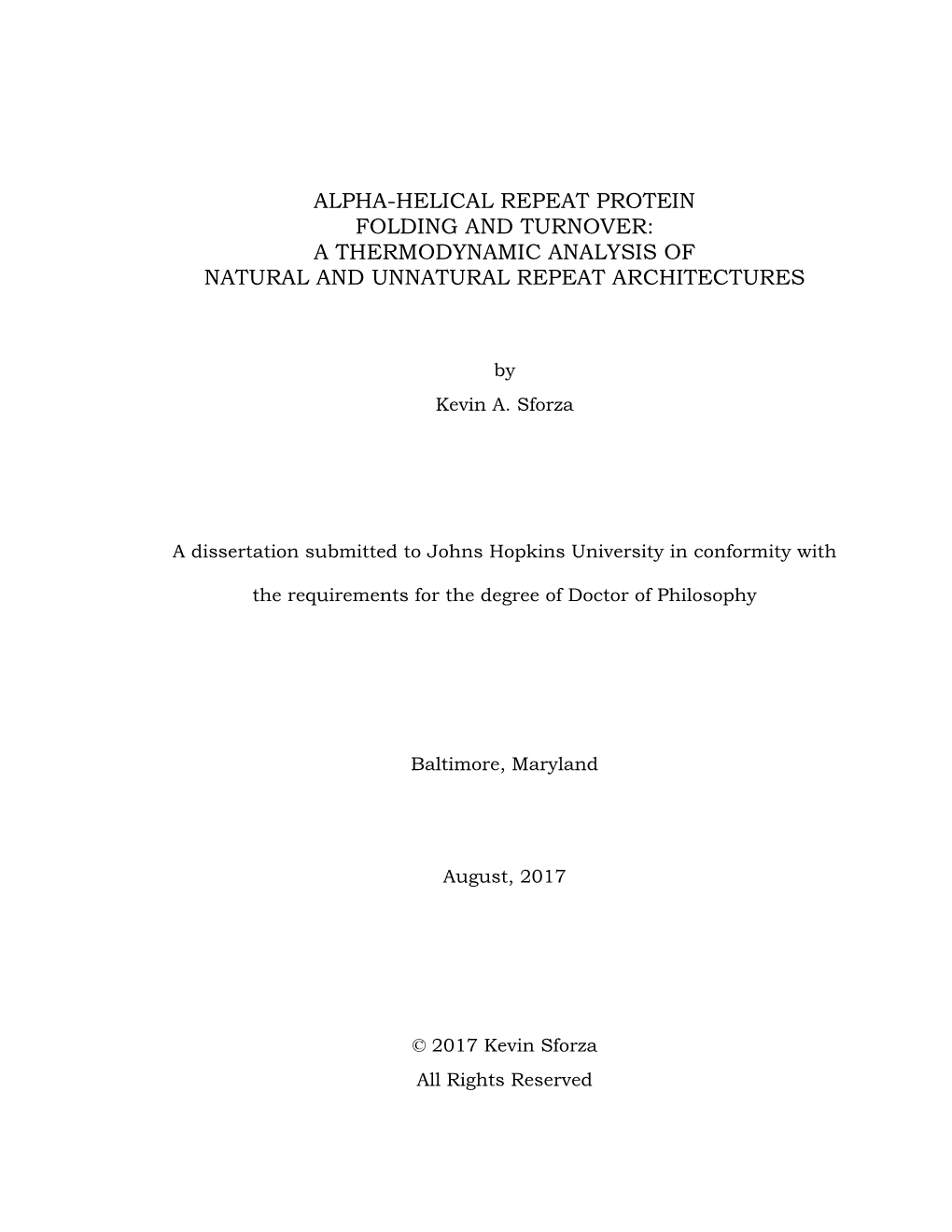 Alpha-Helical Repeat Protein Folding and Turnover: a Thermodynamic Analysis of Natural and Unnatural Repeat Architectures