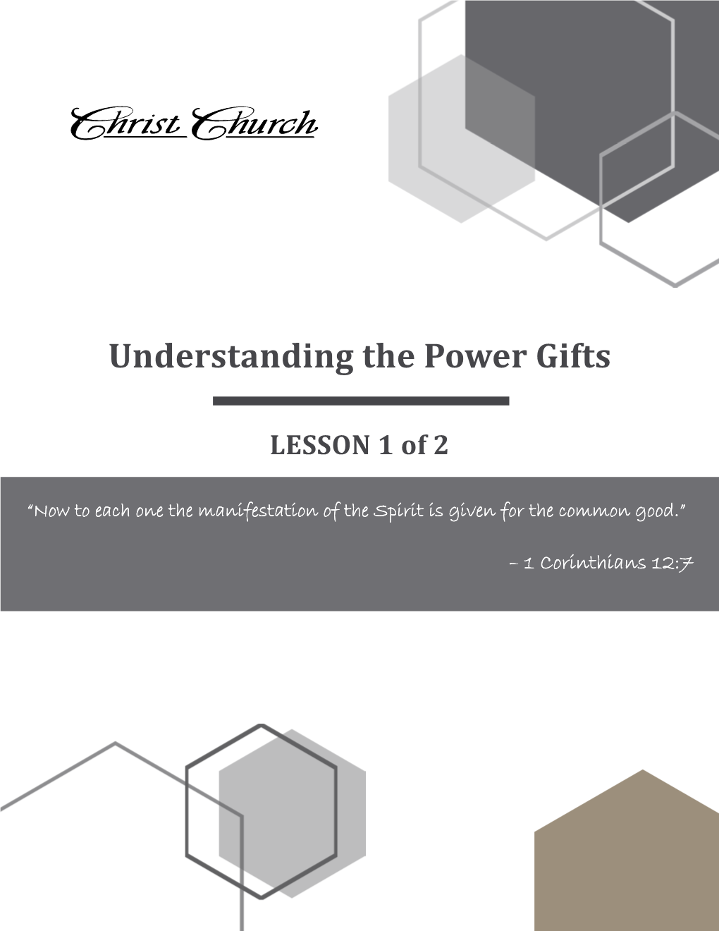 Understanding the Power Gifts