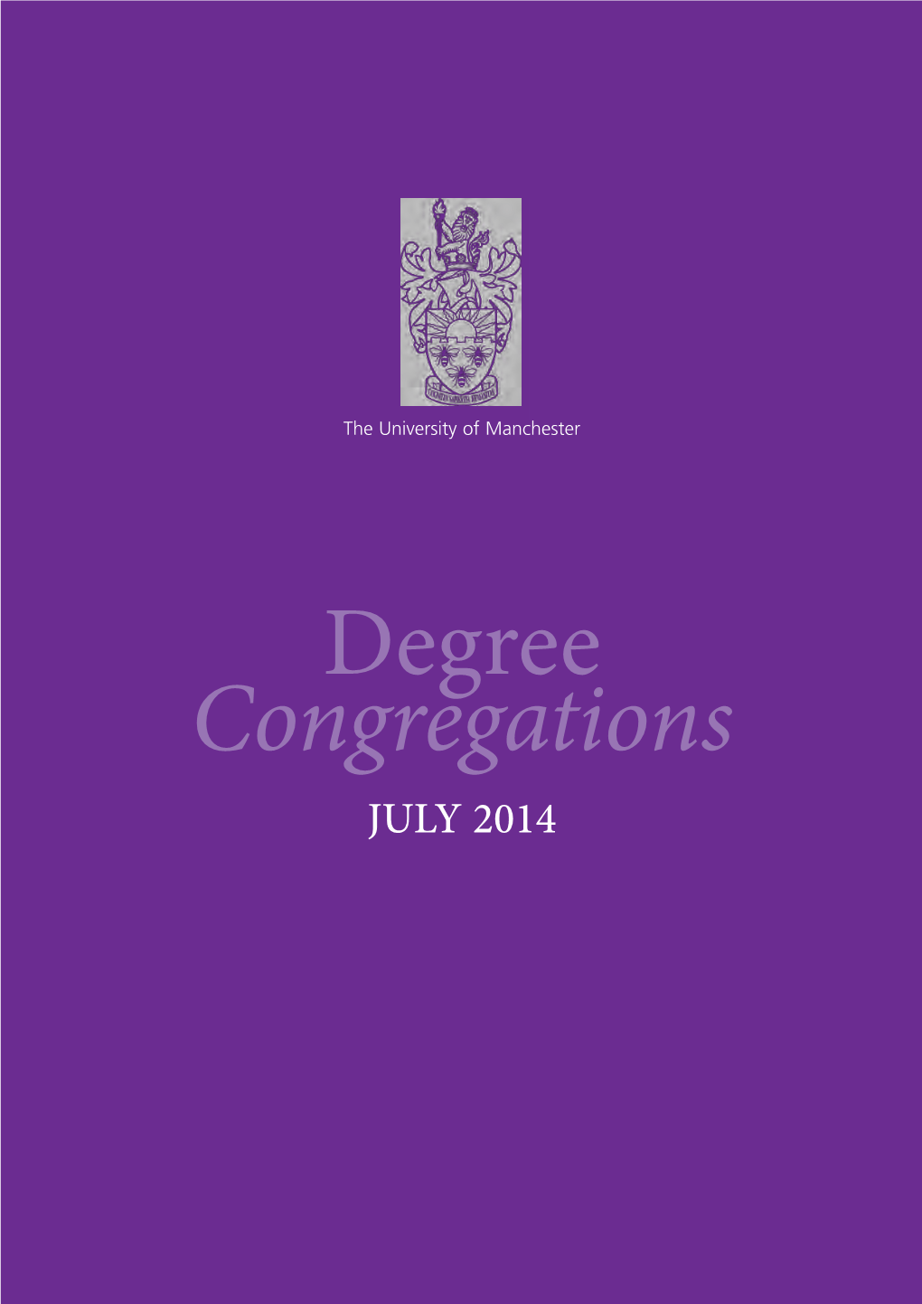 Degree Congregations